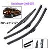 Dacia Duster Wiper Blades: Front & Rear, 2009-2013 Models