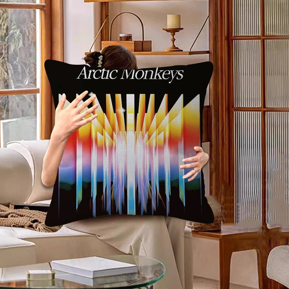 A-Arctic M-Monkeys Band Singer Retro Pillow Cushion Cover Pillowcase Living Room Sofa Home Decor Customized