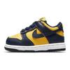 Nike Dunk Low TD Michigan 2021 Baby Sneakers Blue Varsity-Maize Midnight-Navy CW1589-700