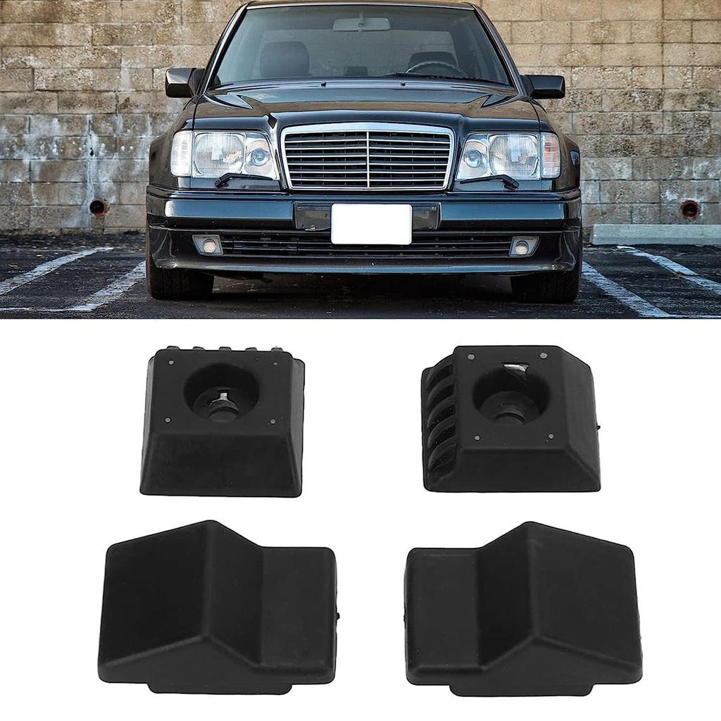 Tope de maletero mejorado 4 piezas Tope de tope de portón trasero Reemplazo de goma A1247580044 A1247580144 Accesorios para automóvil duraderos