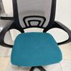 Velvet Spandex Office Chair Seat Covers Stretch Solid Color Armchair Seat Protector Removable Chair Dustproof Cover