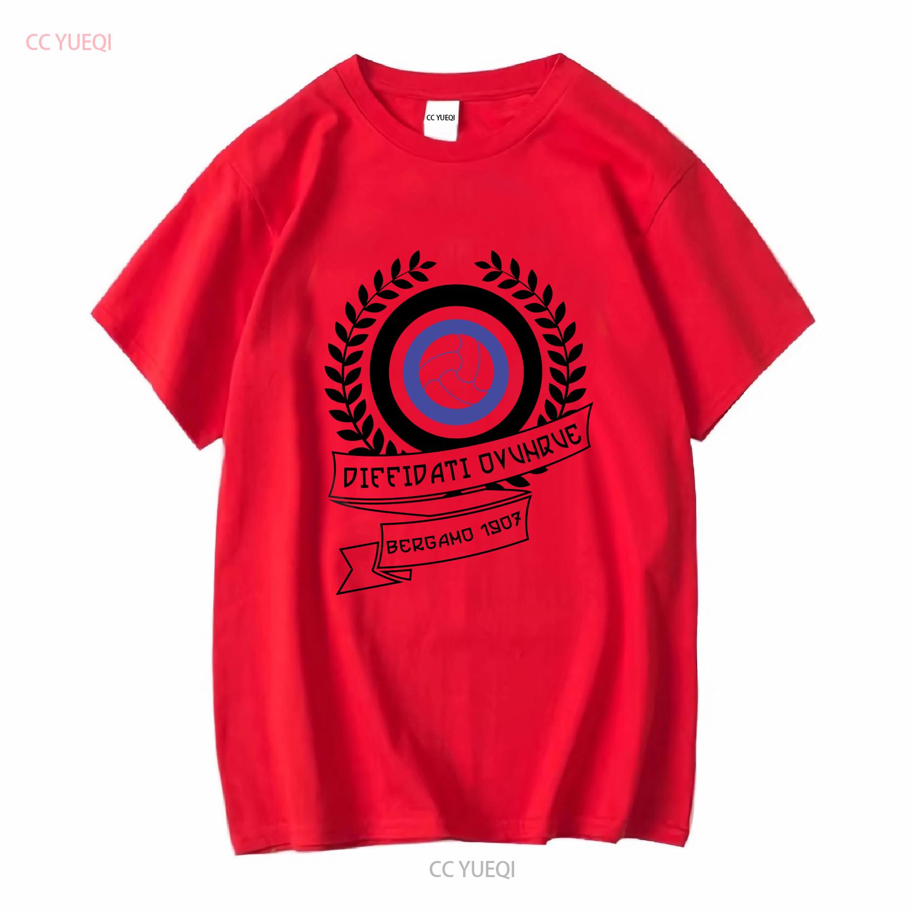 

T Shirt J1096 Misses next Match if Booked all Over Bergamo Ultras Atalanta No long or short sleeves vintage Washed Stylish S