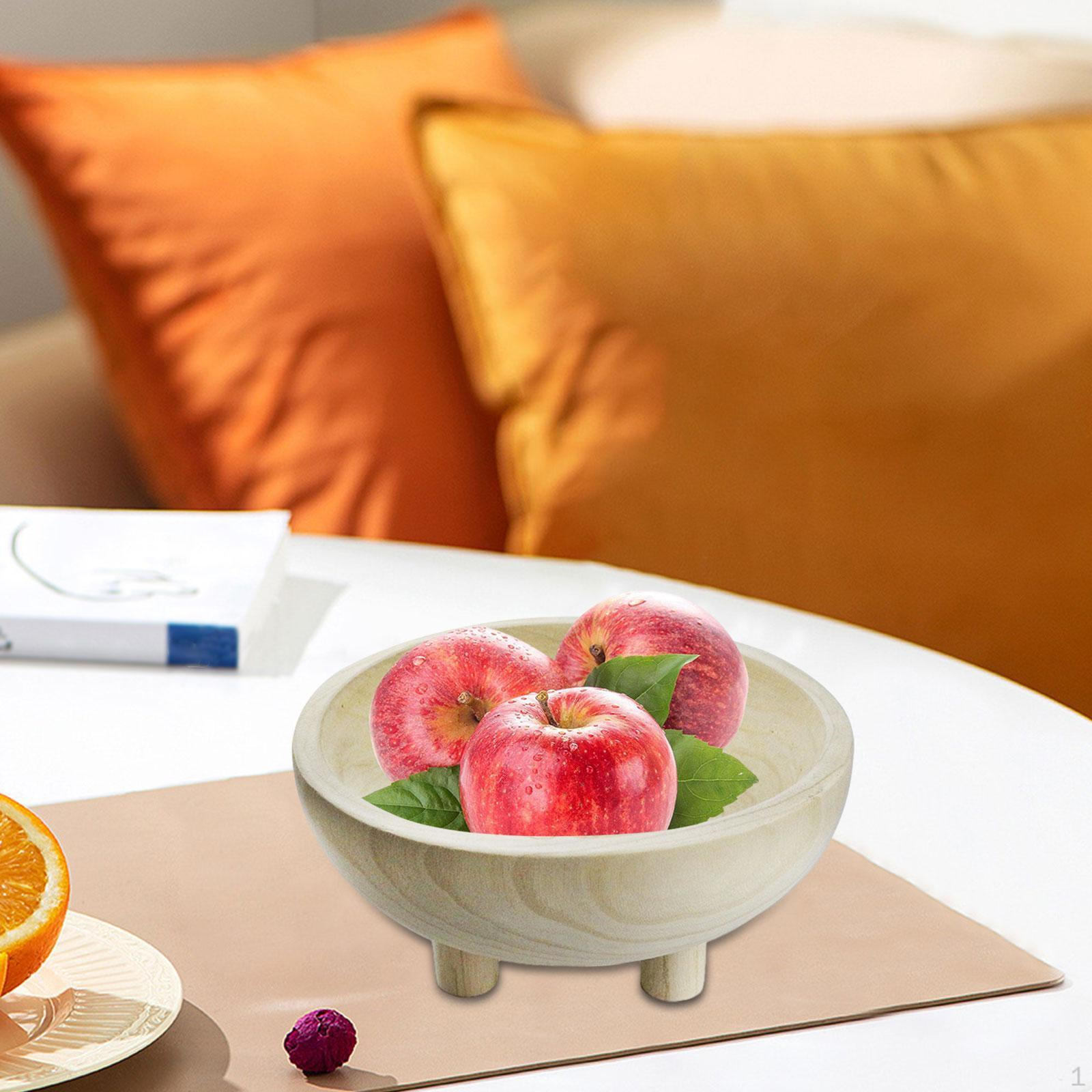 

Декоративная миска на ножке, сервировочное блюдо для столешницы, десертный торт wood