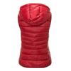 Women Waistcoat Women Vest Autumn Winter Sleeveless Waistcoat Warm Lightweight Hooded Padded Ladies Jacket Cold-poof Outwear