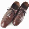 FLORSHEIM Cap Toe Business Shoes Brown size 7D 24.5-25.0 Men's(USED)