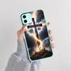 Bible Christian Jesus Cross Phone Case For IPhone 14 11 12 13 Mini Pro Max 8 7 Plus X XR XS MAX Translucent Matte Cover