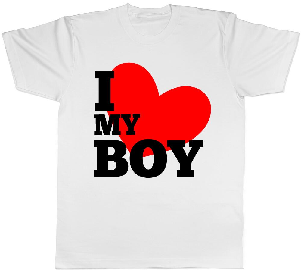 I Love my Boy Mens T-Shirt XXL