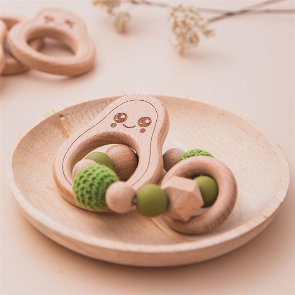 

Авокадо Детская Соска Цепочка Деревянная Детская Соска-Прорезыватель Игрушки Ремни Анти-потеряшка Держатель Соски Зажимы Детский Avocado