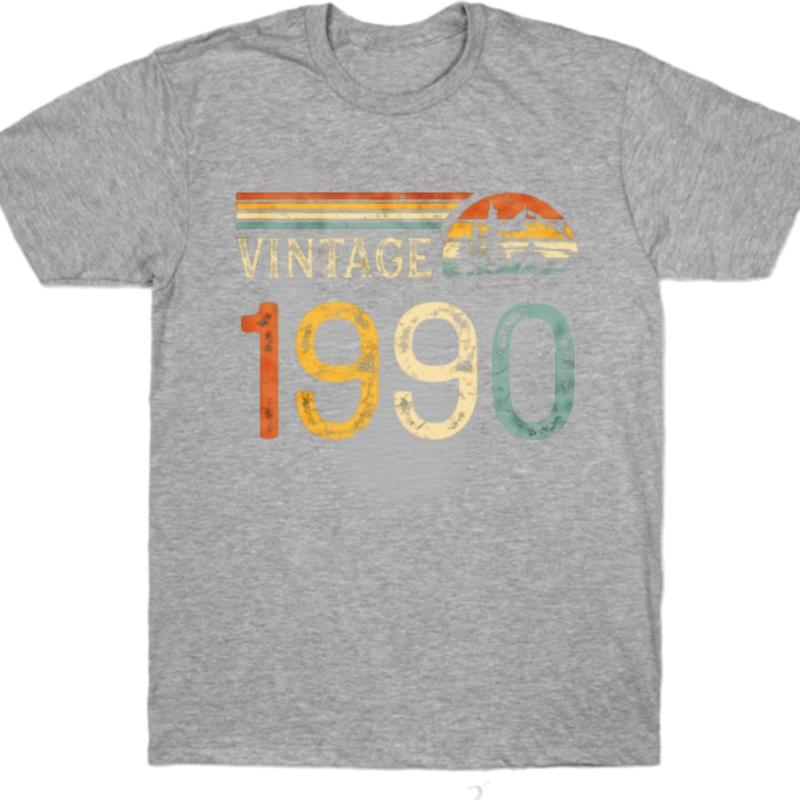 Minimalist Tshirt Workout For Her Oneck Tshirt Vintage 1990 Sunset Landscape Design Minimalist For Men Tshirt Trendy Tshirt