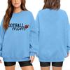 Unisex Pullover Sweatshirt for Men Women, Lightweight Long Sleeve Neck Printed Casual Top
