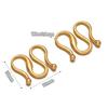 20pcs Stainless Steel W Shape Necklace Clasps Hooks for DIY  Jewelry Making Finding Bracelets Supplies Accessories Wholesale
