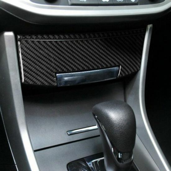 For 2013-2017 Honda Accord Carbon Fiber Interior Central Storage Box Cover Trim