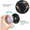 Motion Sensor Light, Cordless Battery Operated LED Night Light (Silver - White Light - 6 Pack)