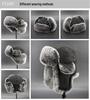 Gorro de Esquí Grueso para Hombre: Estilo Lei Feng de Otoño/Invierno, Protección para las Orejas, a Prueba de Frío, Algodón, para Ciclismo al Aire Libre