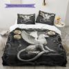 3D Carved Pattern Bedding Quilt Set Quilt Cover Pillowcase Home Decoration Birthday Gift (1 * Duvet Cover + 2 * Pillowcase, Without Core)