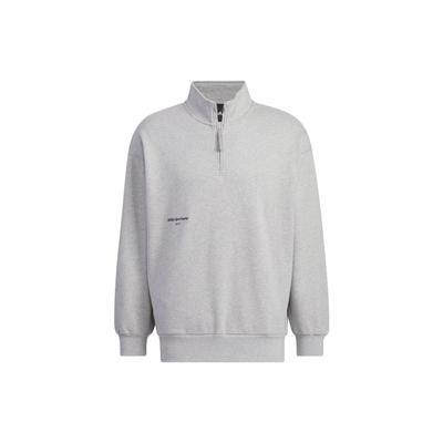 Small Logo Crew Sweatshirt With Letter Details Men Tops Medium-Heather-Grey IZ1597