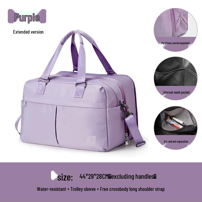Lightweight Women's Travel Duffle Bag - Large Capacity, Portable, Carry-on for Short Business Trips and Hospital Storage