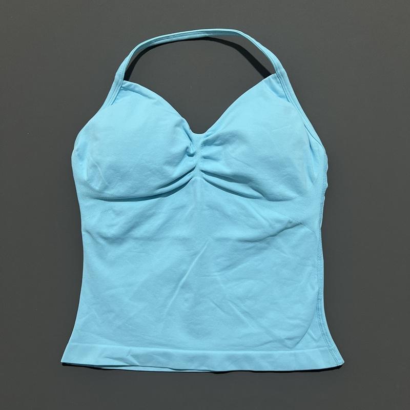 

HISTELLO Df Dupe Impact Longline Strappy Top Yoga Vest Woman Backless Tank Tops Sports Fitness Bras Running Workout Gym Halter XS