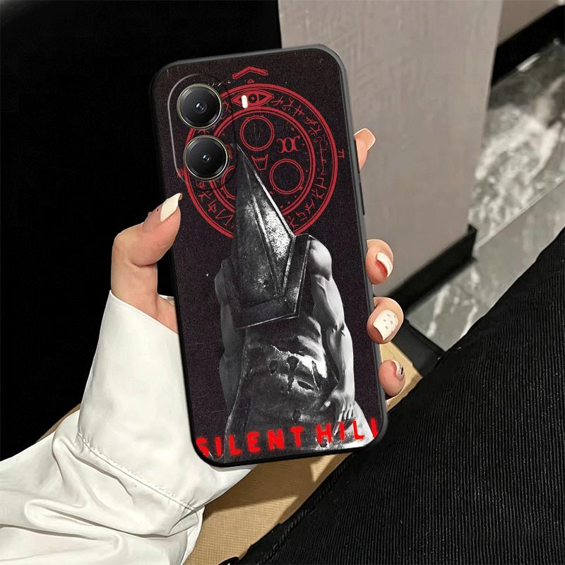 Silent Hill Horror Theme Soft Phone Case for Xiaomi Poco X5 X6 X7 X8 Pro Max X3 F7 F8 Ultra M8 M7 M6 M5 Redmi 15 15C 14C 13C 12C