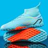 Professional Sports Soccer Shoes Men's High Top Student Teen Male TF Broken Nails Girl Training Adult Game