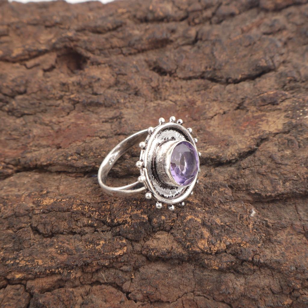 Sisters Day Deal Iolite Gemstone 925 Sterling Silver New Stackable Ring Jewelry RR-49-12