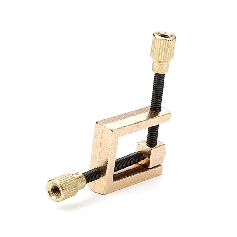 Side Clamp Violin Making Tool Brass Square Clip Violin Spool Clamps Easy to Use
