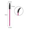 Rose Red Disposable Mascara and Eyebrow Brushes - 50pcs/bag