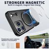 Rotating Hidden Ring Bracket Magnetic Case For iPhone 17 Air 16 15 14 13 12 11 Pro Max Plus For Magsafe Rugged Heavy Duty Cover