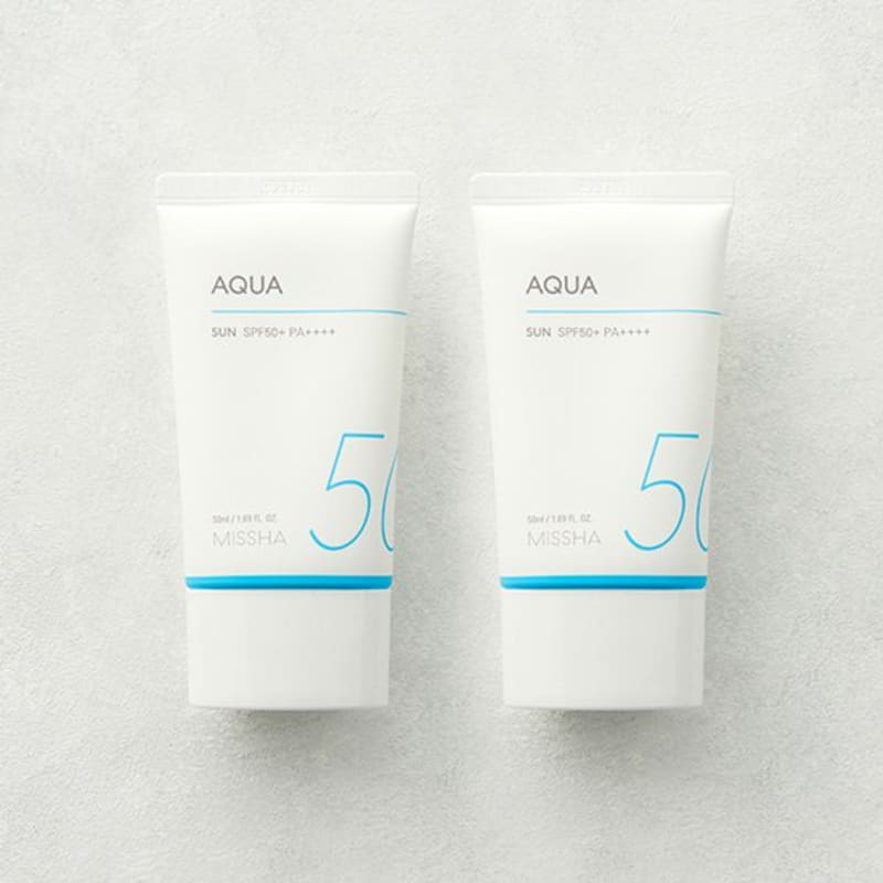 [MISHA] All Around Safe Block Aqua Sun Cream SPF45/PA+++ 50ml (1+1 Promotion)