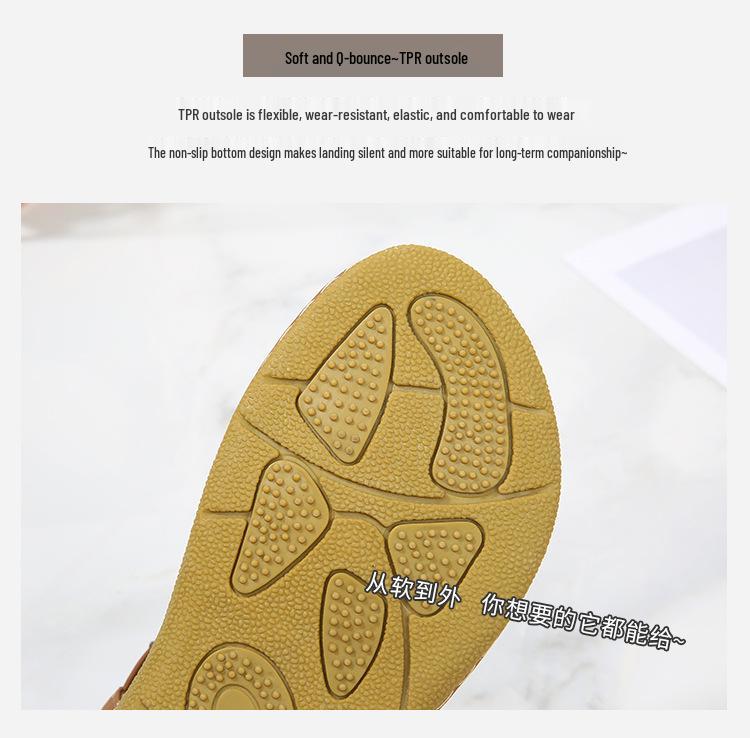Bohemian Wood Bead Woven Plus Size Flat Women's Sandals for Summer 2025