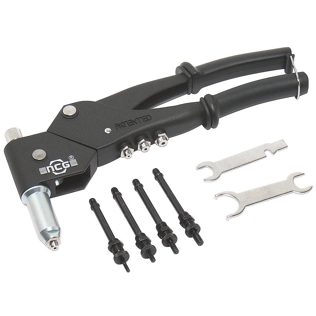 STRAIGHT Riveter Nutter Swivel & Set, Head, 12-755