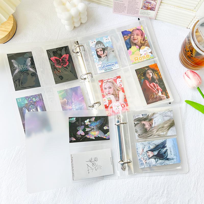 3-inch Loose-leaf Transparent Photo Album for Airplane, Movie & Train Tickets