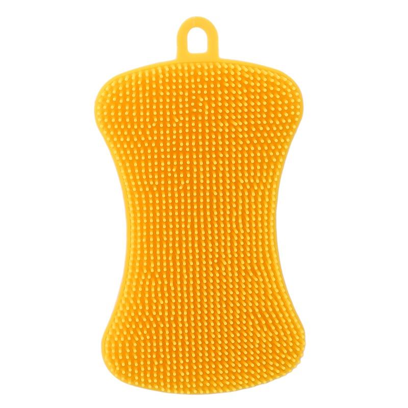 Silicone Sponge, Kitchen Dish Sponge Multipurpose Antibacterial Washing Brush Scruhbber