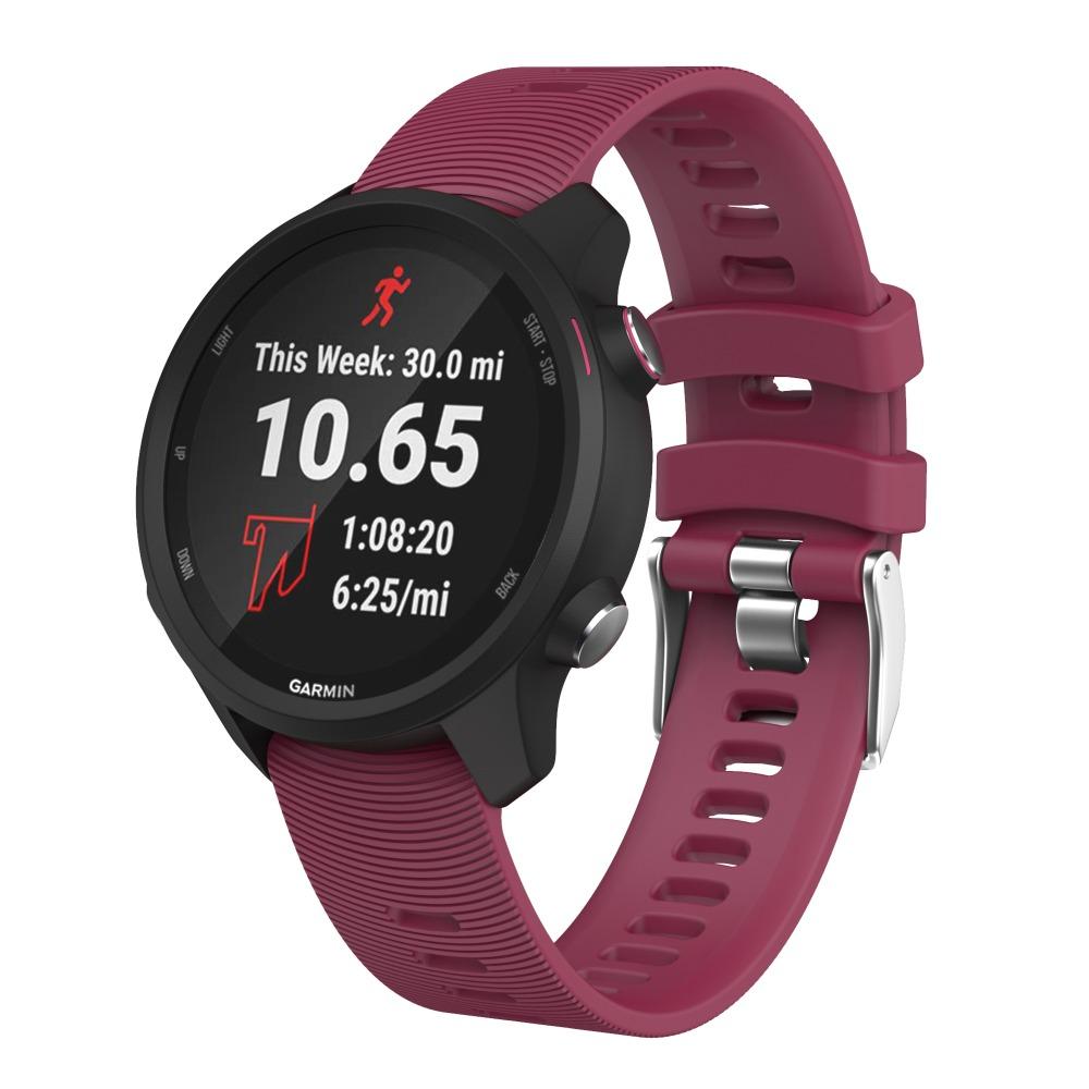 20mm Colorful Strap For Garmin Forerunner 245 245m 645 Music Vivomove 3 HR Sport Silicone Smart Watchband Bracelet