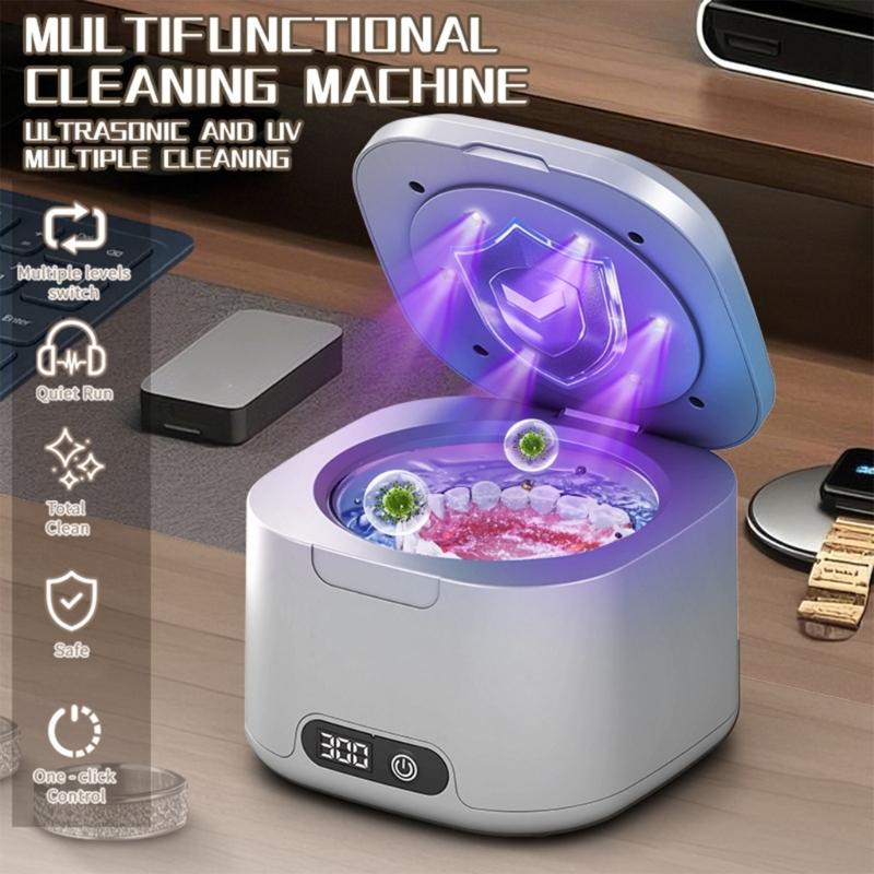 Multifuntional Efficient Cleaning Device Plastic Texture Jewelry Cleaning Machine Suitable for Jewelry and Eyewears