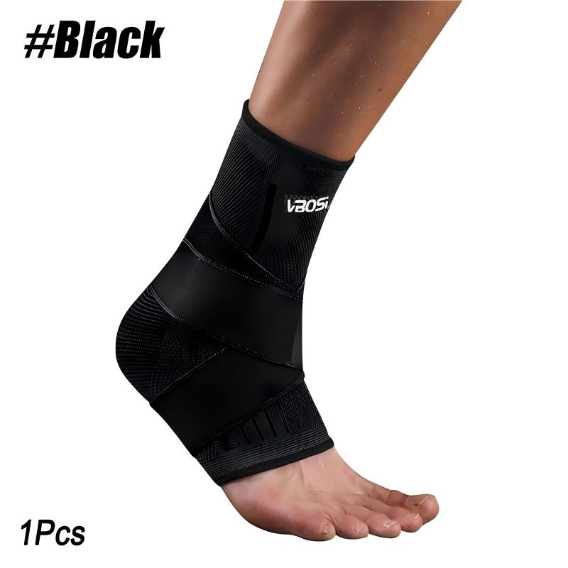 Durable And Safe Adjustable Elastic Ankle Brace Compression Sleeve Foot Support Stabilizer For Plantar Fasciitis Achilles Tendonitis Sports Sock