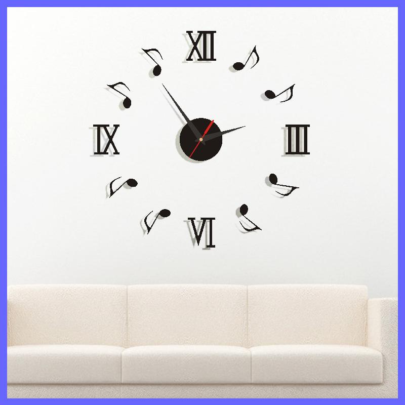New Diy Clock Creative Clock Acrylic Mirror Wall Clock Personalized Wall Clock