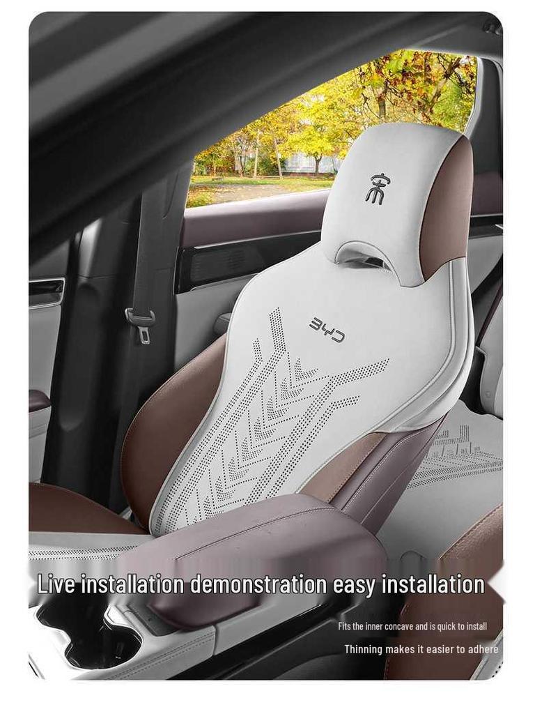 BYD Song Plus DMi & Song Pro EV Suede Car Seat Covers, All-Season