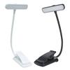 Study Room Table Lamp Clip-on Reading Light with Flexible Gooseneck, 24 LED 3 Color Eye Compact Bedside Caring Book Light, USB Rechargeable