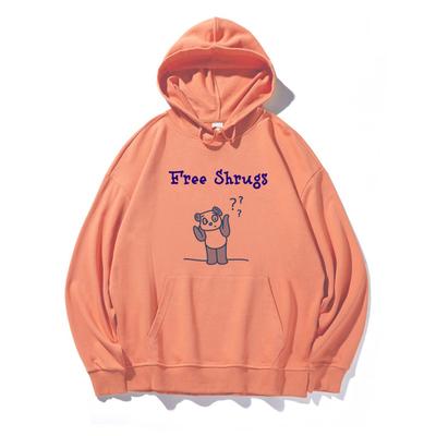 orange shrug cardigan