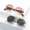 New Fashion Retro Sunglasses Women Fashion Polygonal Metal Frame Sun Glasses Men Luxury Brand Designer Decorative Eyewear UV400