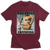 Italian Brainrot Ballerina Cappuccina T Shirt Men Women Tshirt Streetwear Casual Graphic Tee 100 Cotton Slim Fit Clothing