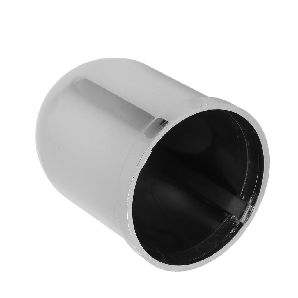 Trailer Ball Coupler Head Cap Chrome Plated Protection Cover ABS Plastic for 50mm 2in 1‑7/8in Hitch Balls