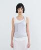 SEALOT Layered Sheer Sleeveless Top (Light Grey)