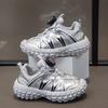 Kids Breathable Mesh Rotating Buckle Casual Running Sneakers For Unisex Boys And Girls