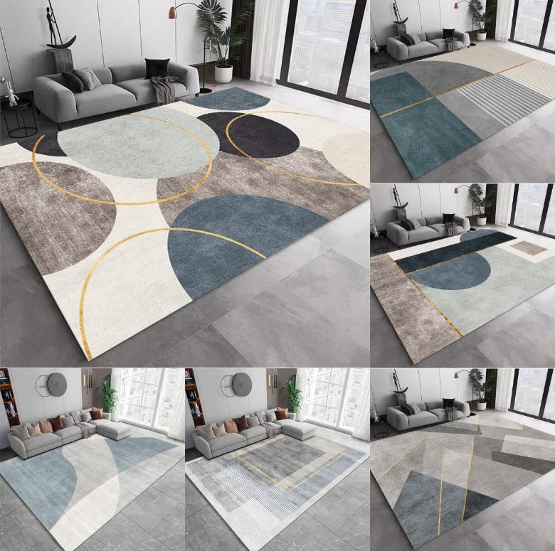 Modern Minimalist Ins Style Carpet Nordic Minimalist Versatile Anti Slip Floor Mat Light Luxury Bedroom Living Room Sofa Mat