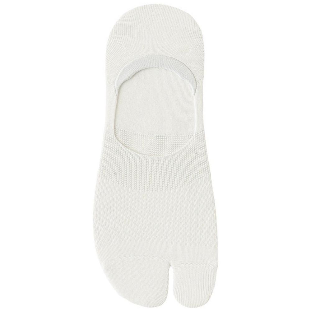 

Low Cut Male Two Toe Socks Thin Men s Mesh Separate Toe Boat Sock Summer білий