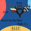 Chrome American Flag V8 V 8 Italy UK Germany US National Flag for Fender Trunk Rear Bonnet Nameplate Decal Emblem Badge Sticker