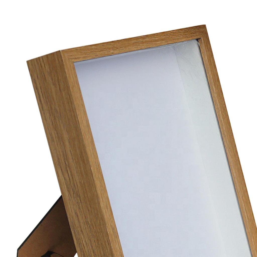 Wooden Frame, Desktop Hanging Display Cabinet for Dried Flowers, Crafts,