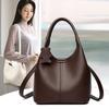 Bucket Bag 2026 French Handbag Women's Bag New Versatile Soft Leather Messenger Bag